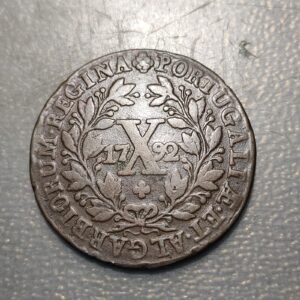 PORTUGAL MARIA I 10 REIS 1792 MBC-