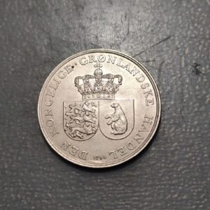 DINAMARCA DENMARK GROENLANDIA GREENLAND 1 KRONE 1964 EBC+