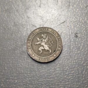 BELGICA BELGIUM LEOPOLD I 5 CENTIMES 1862 EBC