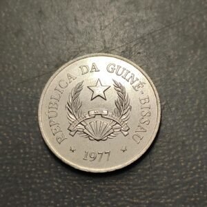 GUINEA BISSAU 5 PESOS 1977 KM 20 SC UNC