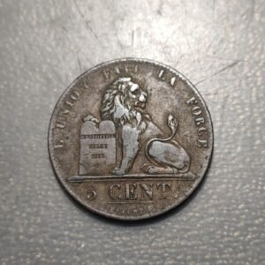 BELGICA BELGIUM LEOPOLD I 5 CENTIMES 1837 MBC-/MBC