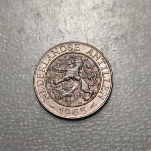 NETHERLANDS ANTILLES ANTILLAS NEERLANDESAS 2 1/2 CENT 1965 FISH SC UNC