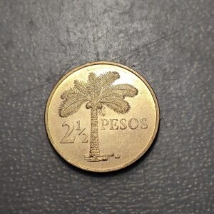 GUINEA BISSAU 2 1/2 PESOS 1977 KM 19 SC-