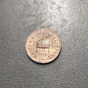 HUNGRIA HUNGARY 2 FILLER 1915 EBC+ BRILLO ORIGINAL
