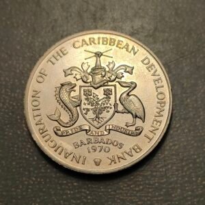 BARBADOS 4 DOLLARS 1970 SC-