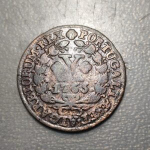 PORTUGAL JOSE I JOSEPHUS = 10 REIS 1765 BC