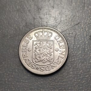 DINAMARCA DENMARK GROENLANDIA GREENLAND 25 ORE 1926 KM 5 PRACTICAMENTE SC UNC
