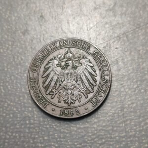 GERMAN EAST AFRICA 1 PESA 1892 MBC FECHA ESCASA