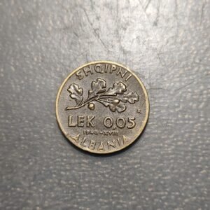 ALBANIA OCUPACION ITALIANA 0,05 LEK 1940 MBC+