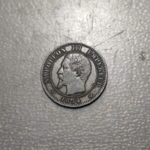 FRANCIA FRANCE NAPOLEON III 2 CENTIMES 1854 W MBC+