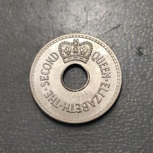 FIJI ELIZABETH II 1 PENNY 1967
