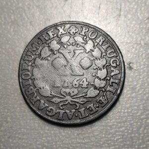 PORTUGAL JOSE I JOSEPHUS = 10 REIS 1764 BC