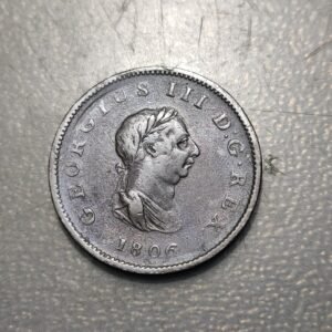 GREAT BRITAIN GRAN BRETAÑA GEORGE III FARTHING 1806 MBC