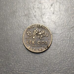 ALBANIA OCUPACION ITALIANA 0,05 LEK 1940 MBC