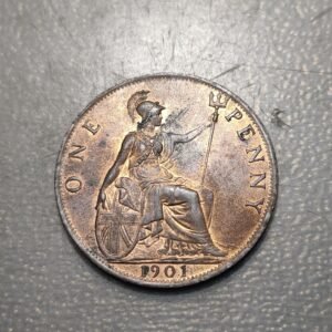 GREAT BRITAIN GRAN BRETAÑA VICTORIA 1 PENNY 1901 EBC/EBC+