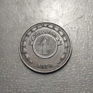 PARAGUAY 1 CENTESIMO 1870 MBC