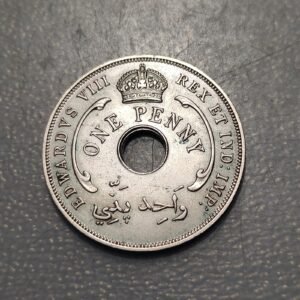 BRITISH WEST AFRICA EDWARD VIII 1 PENNY 1936 KM 16 MBC+