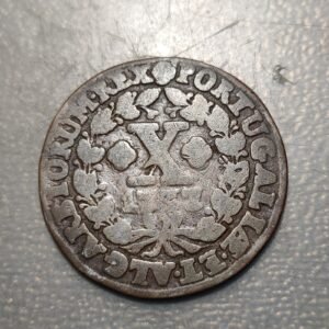 PORTUGAL JOAO V 10 REIS 1737 BC