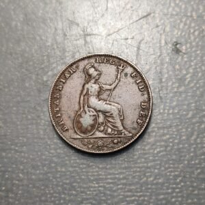 GREAT BRITAIN GRAN BRETAÑA VICTORIA FARTHING 1839 MBC-