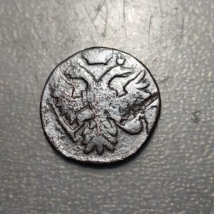 RUSIA RUSSIA DENGA 1/2 KOPEK 1743 MBC-/MBC ESCASA SCARCE