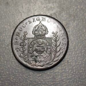 BRASIL BRAZIL 20 REIS 1830 R EBC
