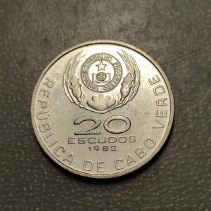 CABO VERDE CAPE VERDE 20 ESCUDOS 1982 KM 20