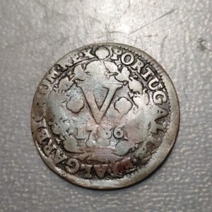 PORTUGAL JOAO V 5 REIS 1736