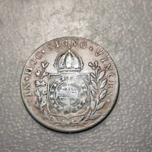 BRASIL BRAZIL 20 REIS 1827 R MBC