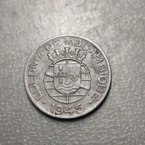 MOZAMBIQUE 1 ESCUDO 1945 MBC+