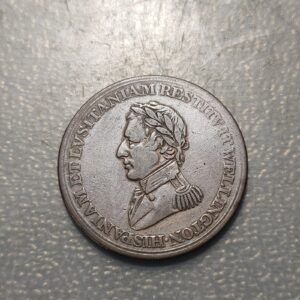 TOKEN WELLINGTON ACUÑADO PARA LOWER CANADA 1813-1814