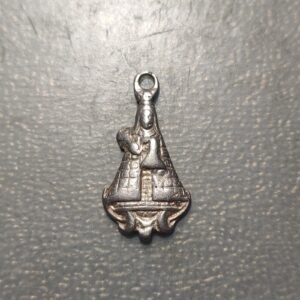 MEDALLA RELIGIOSA SIGLO XVIII NUESTRA SEÑORA DE GUADALUPE PLATA