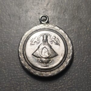 MEDALLA RELIGIOSA NUESTRA SEÑORA DE GUADALUPE BRONCE PLATEADO