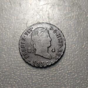 ESPAÑA SEGOVIA FERNANDO VII 4 MARAVEDIS 1830