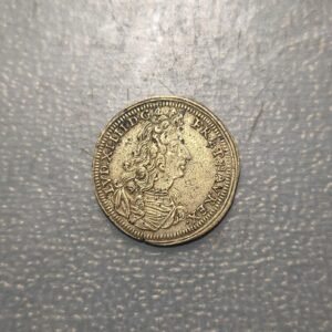 FRANCIA FRANCE LOUIS XIV JETTON 1684 PAZ DE RATISBONA