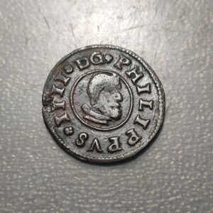 ESPAÑA MADRID FELIPE IV 16 MARAVEDIS 1662 S