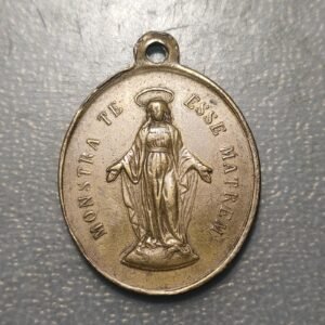 MEDALLA RELIGIOSA VALENCIA SIGLO XIX HIJAS DE MARIA INMACULADA CONCEPCION FLORES