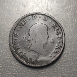 ESPAÑA JUBIA FERNANDO VII 8 MARAVEDIS 1820