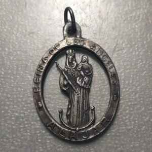 MEDALLA RELIGIOSA ALAJAR HUELVA REINA DE LOS ANGELES PATRONA DE ALAJAR