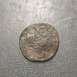FRANCIA FRANCE LOUIS XV JETTON GRABADOR LOBO HYERONYMUS HOFFMANN