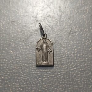 MEDALLA RELIGIOSA CERRO DE LOS ANGELES MADRID SAGRADO CORAZON DE JESUS PLATA