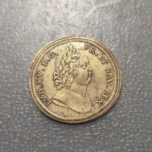 FRANCIA FRANCE LOUIS XV JETTON GRABADOR IOHANN IACOB DIETZEL
