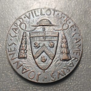 MEDALLA RELIGIOSA VATICANO CARDENAL JUAN VILLOT SEDE VACANTE 1978 COBRE