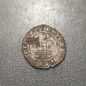 ESPAÑA BURGOS ENRIQUE III BLANCA (1390-1406)