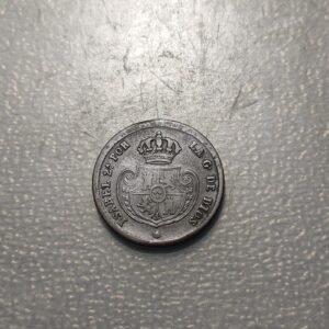 ESPAÑA SEGOVIA ISABEL II DECIMA DE REAL 1853