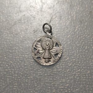 MEDALLA RELIGIOSA ZARAGOZA SIGLO XIX NUESTRA SEÑORA DEL PILAR PLATA