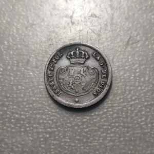 ESPAÑA SEGOVIA ISABEL II DECIMA DE REAL 1853