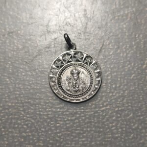 MEDALLA RELIGIOSA MONTSERRAT SIGLO XIX NUESTRA SEÑORA DE MONTSERRAT PLATA