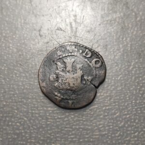 ESPAÑA LA CORUÑA FELIPE II O CHAVO (2 MARAVEDIS) (1575-1585)