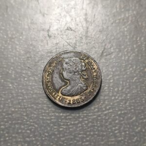 FALSA DE EPOCA ESPAÑA MADRID ISABEL II 4 ESCUDOS 1865 FALSA DE EPOCA