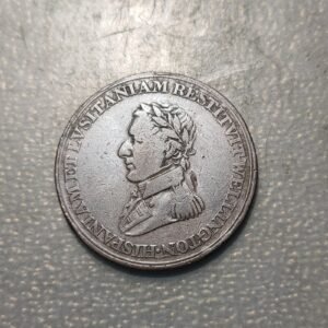 TOKEN WELLINGTON ACUÑADO PARA LOWER CANADA 1813-1814 MADRID